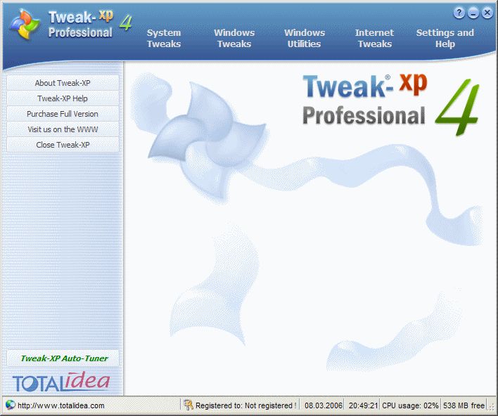 Tweak-XP Pro 4.0.10